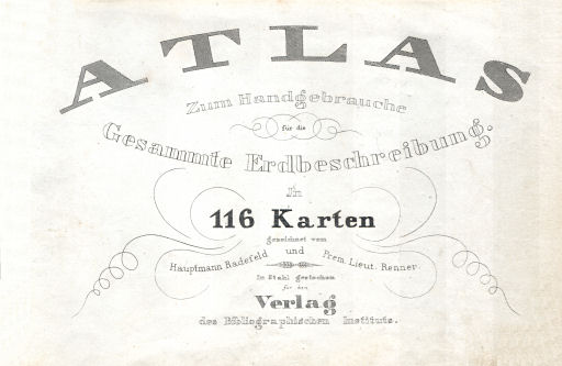 Meyer's Pfennig-Atlas (1834-1841)
Titelpagina