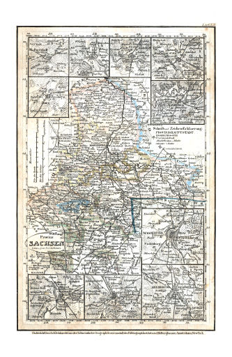 Meyer's Pfennig-Atlas (1834-1841)
42. Provinz Sachsen (Lief. LII = 52)