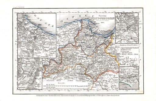 Meyer's Pfennig-Atlas (1834-1841)
46. Provinz West-Preussen (Lief. LXXXVIII = 88, 1837)