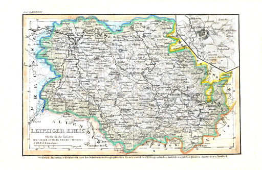 Meyer's Pfennig-Atlas (1834-1841)
58. Leipziger Kreis (Lief. LXXXXIII = 93)