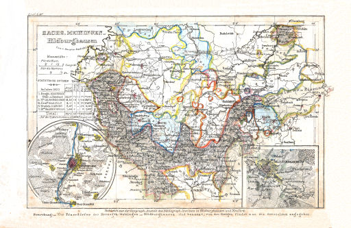 Meyer's Pfennig-Atlas (1834-1841)
63. Sachs. Meiningen-Hildburghausen (Lief. LIV = 54)