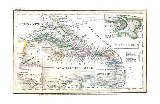 Meyer's Pfennig-Atlas (1834-1841)
94. West Indien (Lief. XXIII = 23)