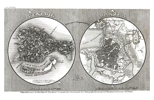Meyer's Pfennig-Atlas (1834-1841)
107. Venedig, Mantua (Lief. LXXXXII = 92, 1838)