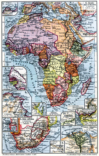 Brockhaus' Kleines Konversations-Lexikon, 1911
1.18a. Afrika I