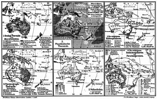 Brockhaus' Kleines Konversations-Lexikon, 1911
1.128b. Australien und Ozeanien II