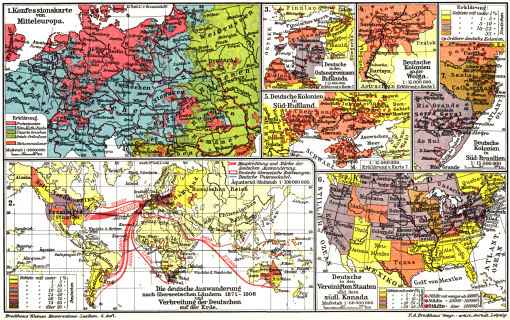 Brockhaus' Kleines Konversations-Lexikon, 1911
1.426b. Deutschtum II