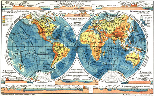 Brockhaus' Kleines Konversations-Lexikon, 1911
1.526a. Erdkarten I