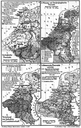 Brockhaus' Kleines Konversations-Lexikon, 1911
2.268b. Niederlande, Belgien und Luxemburg II