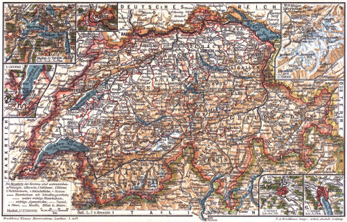 Brockhaus' Kleines Konversations-Lexikon, 1911
2.670a. Schweiz I