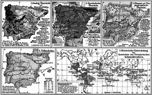 Brockhaus' Kleines Konversations-Lexikon, 1911
2.730b. Spanien und Portugal II