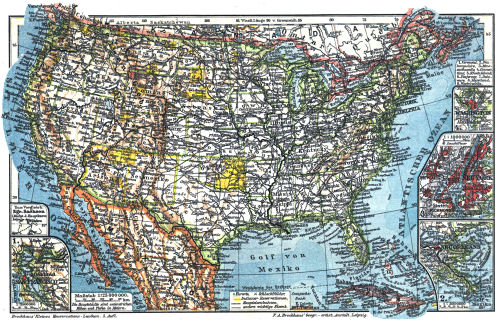 Brockhaus' Kleines Konversations-Lexikon, 1911
2.910a. Vereinigte Staaten von Amerika I