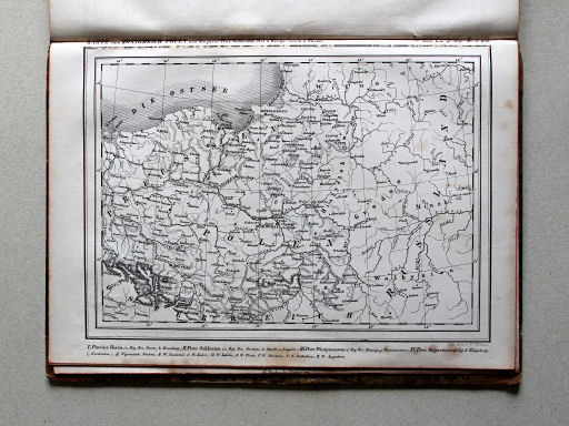 Scheible, Atlas zum Conversations-Lexikon der Gegenwart, 1842
4.233. Karte vom Königreich Polen, und den preus. Prov. Schlesien, Ost u. Westpreussen u. Posen