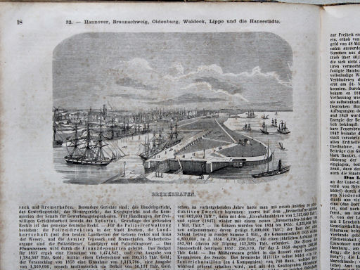 Bromme, Illustrirter Hand-Atlas, 1862
32.18. Bremerhafen
