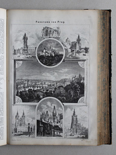Reuschle, Illustrirter Volks-Atlas, 1875
349. Panorama von Prag