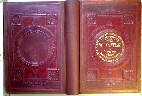 Reuschle, Illustrirter Volks-Atlas, 1876
Voorkant band / Front cover