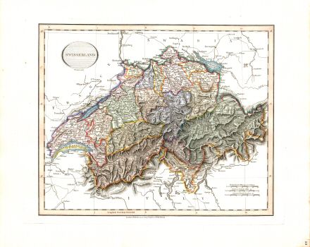 Cary's New Universal Atlas, 1819
23. Swisserland
Zwitserland