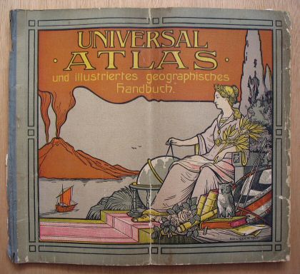 Universal-Atlas, Dr. A. Berg (ca. 1906)
Voorkant band / Front cover