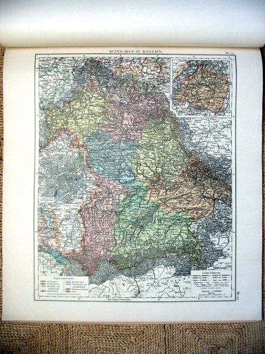 Universal-Atlas, Dr. A. Berg (ca. 1906)
20. Beieren / Bavaria