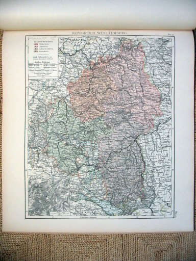 Universal-Atlas, Dr. A. Berg (ca. 1906)
21. Württemberg