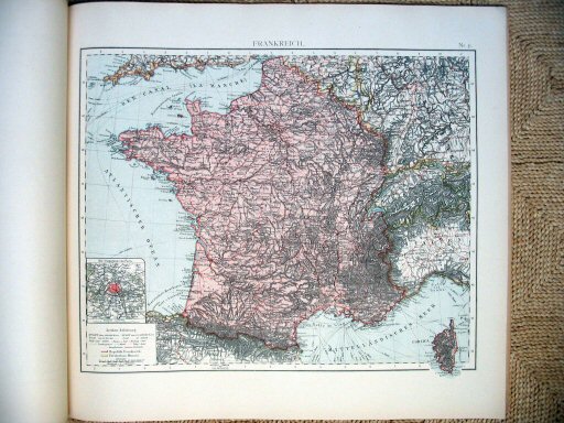 Universal-Atlas, Dr. A. Berg (ca. 1906)
31. Frankrijk / France
