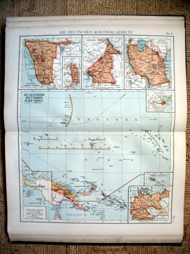 Universal-Hand-Atlas, Dr. A. Berg (ca. 1906)
6. Duitse koloniën / German colonies