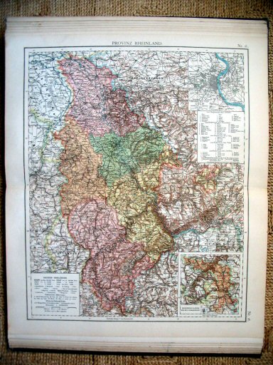 Universal-Atlas, Dr. A. Berg (ca. 1906)
18. Rijnland / Rhineland