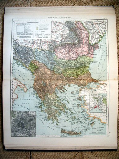 Universal-Atlas, Dr. A. Berg (ca. 1906)
34. Balkan / Balkans
