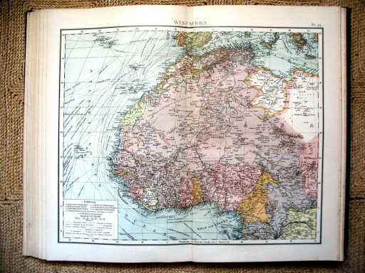 Universal-Hand-Atlas, Dr. A. Berg (ca. 1906)
39. West-Afrika / West Africa
