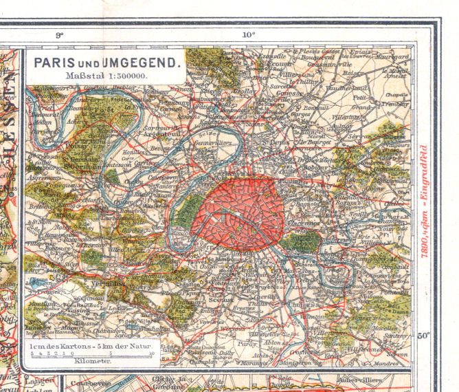 Flemmings Namentreue Länderkarte
2a. Paris und Umgegend