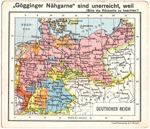 Flemmings Reklame-Atlas (ca. 1910)
(3) Deutsches Reich