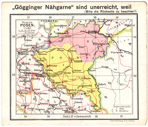 Flemmings Reklame-Atlas (ca. 1910)
(8) Provinz Posen