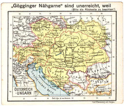 Flemmings Reklame-Atlas (ca. 1910)
(24) Österreich-Ungarn