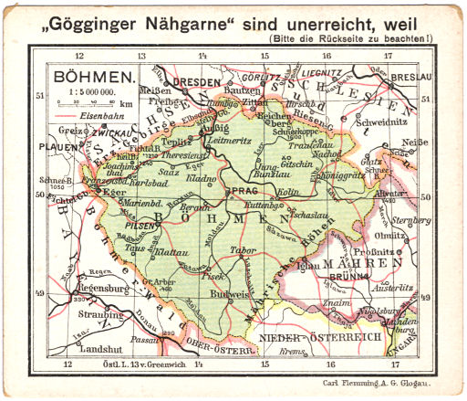 Flemmings Reklame-Atlas (ca. 1910)
(26) Böhmen