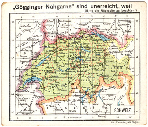 Flemmings Reklame-Atlas (ca. 1910)
(37) Schweiz