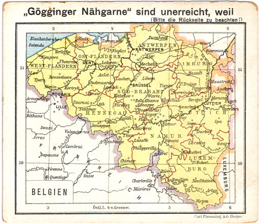 Flemmings Reklame-Atlas (ca. 1910)
(48) Belgien