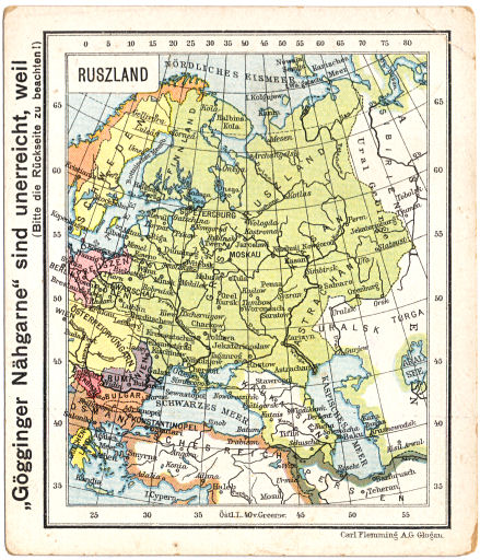 Flemmings Reklame-Atlas (ca. 1910)
(54) Ruszland