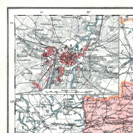 Hand-Atlas Otto Herkt (ca. 1910)
11a. Posen (Poznań)