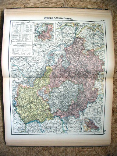 Hand-Atlas Otto Herkt (ca. 1910)
16. Hessen-Nassau / Hesse-Nassau