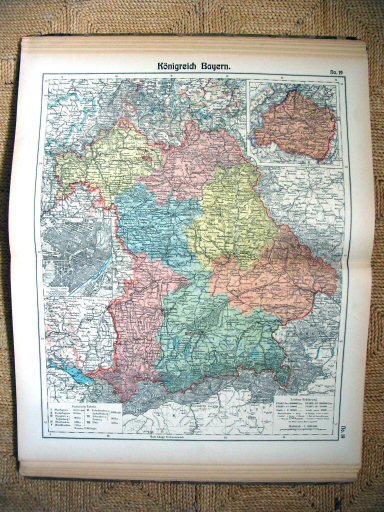 Hand-Atlas Otto Herkt (ca. 1910)
19. Beieren / Bavaria