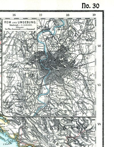 Hand-Atlas Otto Herkt (ca. 1910)
30a. Rome