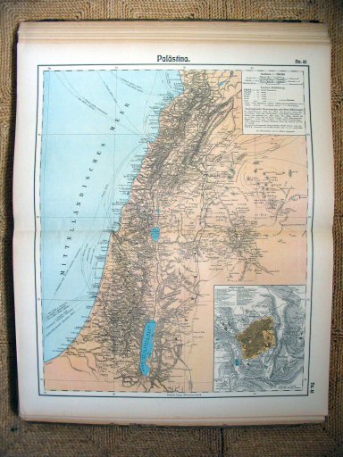 Hand-Atlas Otto Herkt (ca. 1910)
41. Palestina / Palestine