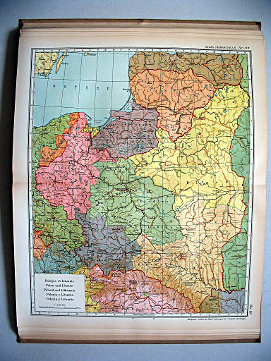 Atlas Hierarchicus 1929
11a. Pologne et Lithuanie
Polen en Litouwen / Poland and Lithuania