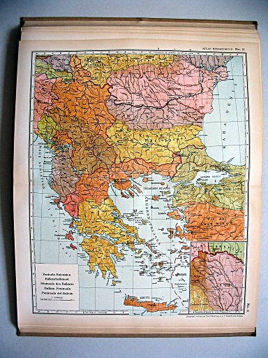 Atlas Hierarchicus 1929
13. Penisola Balcanica
Balkanschiereiland / Balkan Peninsula