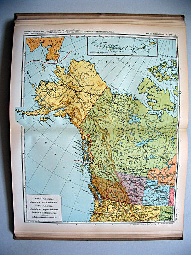 Atlas Hierarchicus 1929
14. North America, sheet I
Noord-Amerika, blad I / North America, sheet I