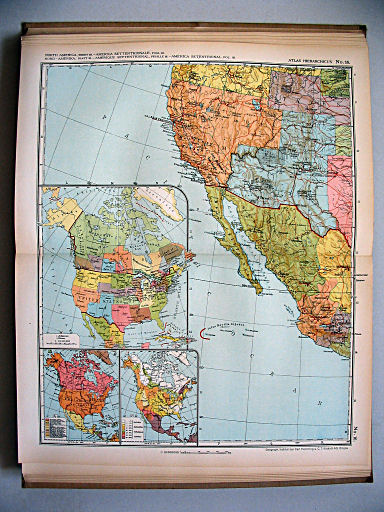 Atlas Hierarchicus 1929
16. North America, sheet III
Noord-Amerika, blad III / North America, sheet III