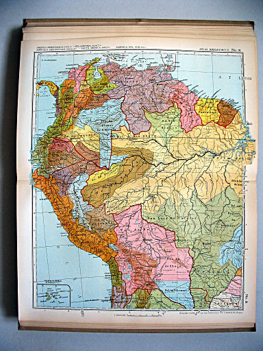 Atlas Hierarchicus 1929
18. America meridionale, fogl. I
Zuid-Amerika, blad I / South America, sheet I