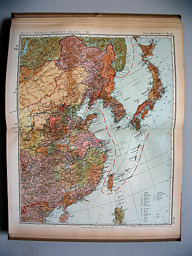 Atlas Hierarchicus 1929
23. Asia, fol. III
Azië, blad III / Asia, sheet III