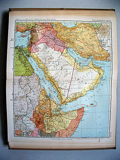 Atlas Hierarchicus 1929
28. Africa, fol. III
Afrika, blad III / Africa, sheet III