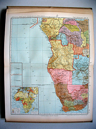 Atlas Hierarchicus 1929
29. Africa, fol. IV
Afrika, blad IV / Africa, sheet IV