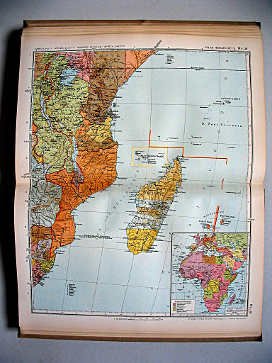 Atlas Hierarchicus 1929
30. Africa, fol. V
Afrika, blad V / Africa, sheet V